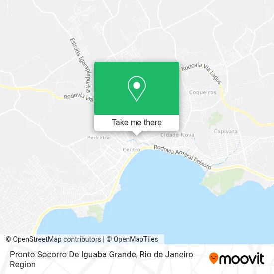 Pronto Socorro De Iguaba Grande map