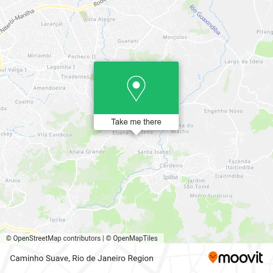 Caminho Suave map