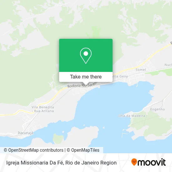 Igreja Missionaria Da Fé map