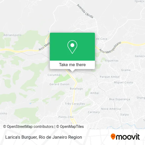 Larica's Burguer map