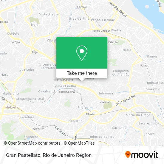 Gran Pastellato map