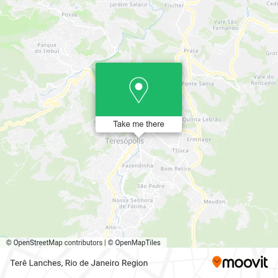 Terê Lanches map