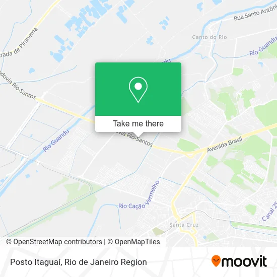 Posto Itaguaí map