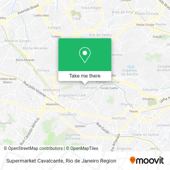 Supermarket Cavalcante map