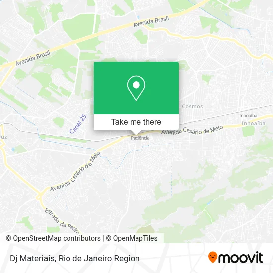 Dj Materiais map