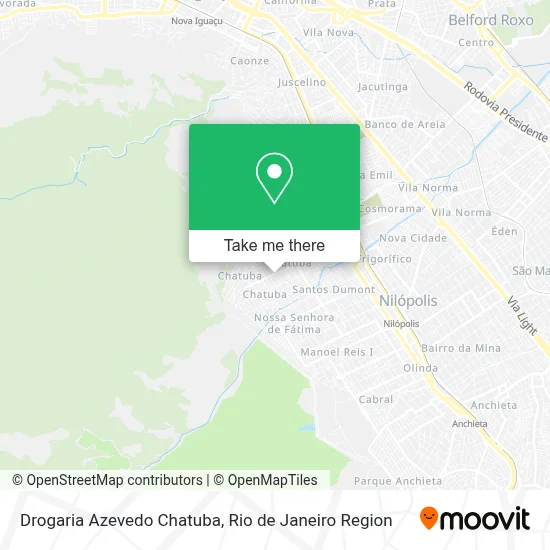 Drogaria Azevedo Chatuba map