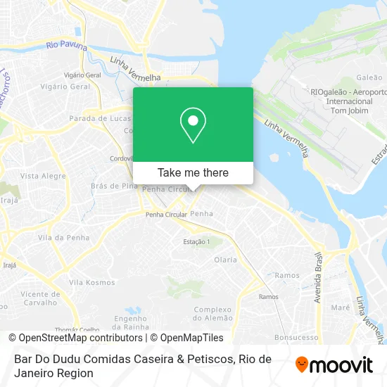Bar Do Dudu Comidas Caseira & Petiscos map