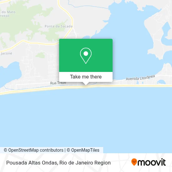 Pousada Altas Ondas map