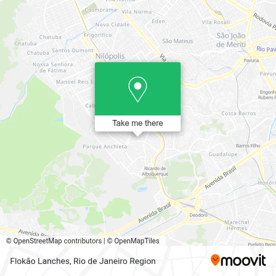 Flokão Lanches map