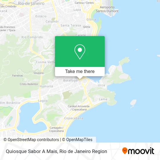 Quiosque Sabor A Mais map