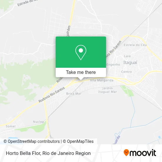 Horto Bella Flor map