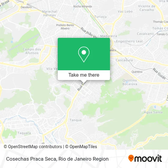 Cosechas Praca Seca map