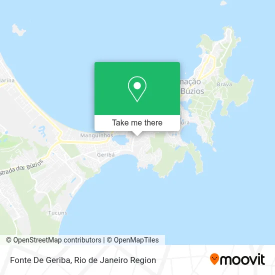 Fonte De Geriba map