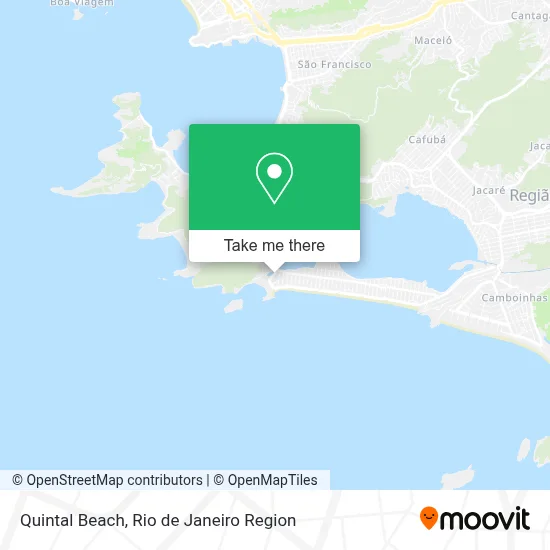 Quintal Beach map