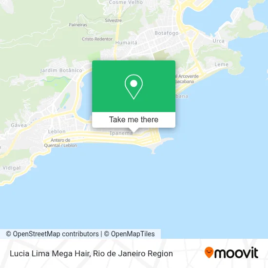 Lucia Lima Mega Hair map