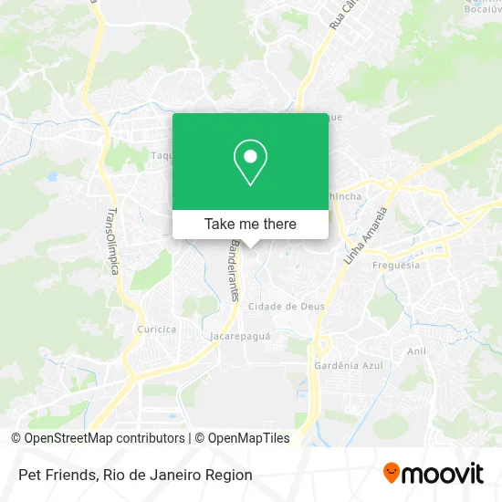 Pet Friends map