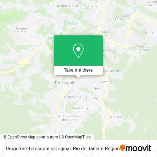 Drugstore Teresopolis Original map