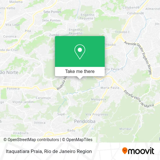 Itaquatiara Praia map