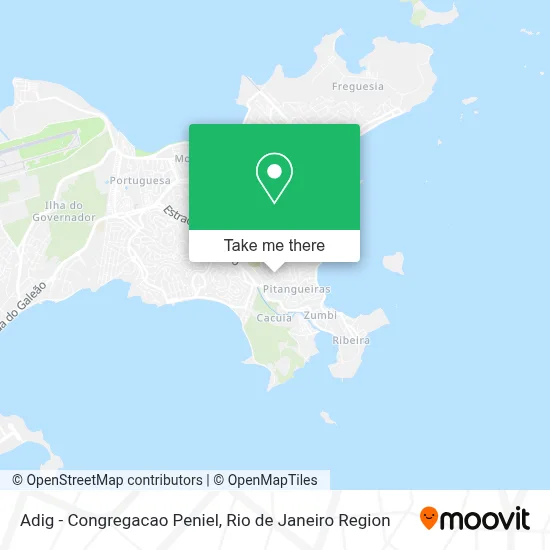 Adig - Congregacao Peniel map