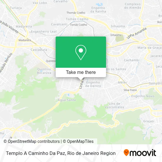 Templo A Caminho Da Paz map