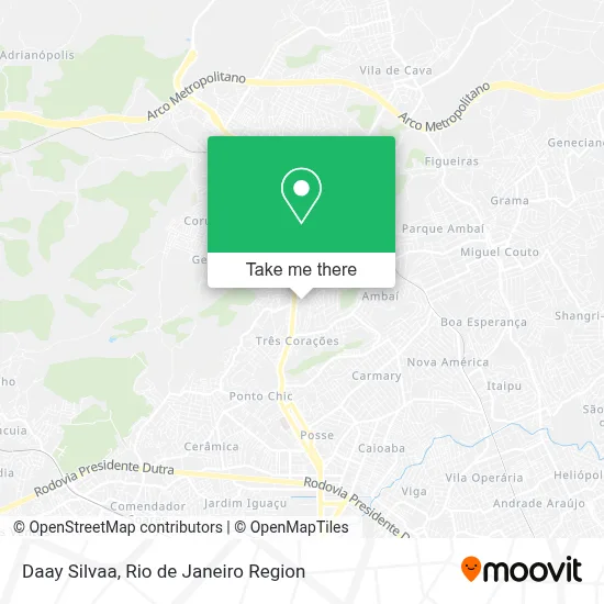 Daay Silvaa map