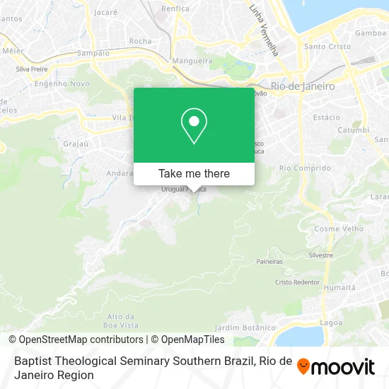 Baptist Theological Seminary Southern Brazil map
