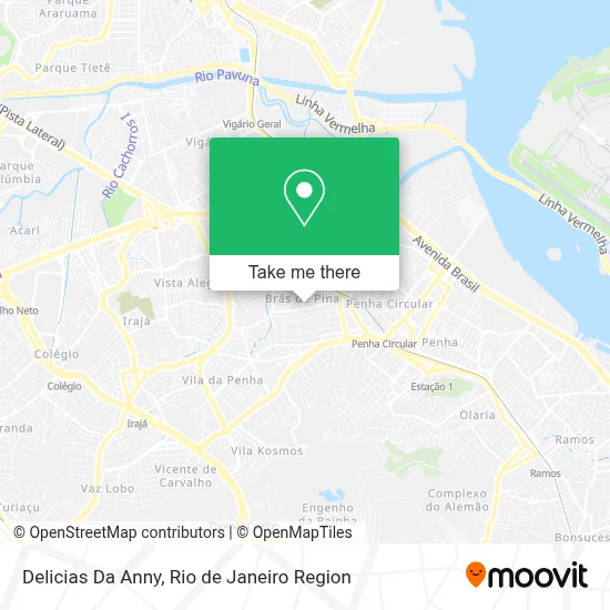 Delicias Da Anny map