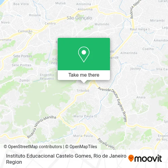 Instituto Educacional Castelo Gomes map