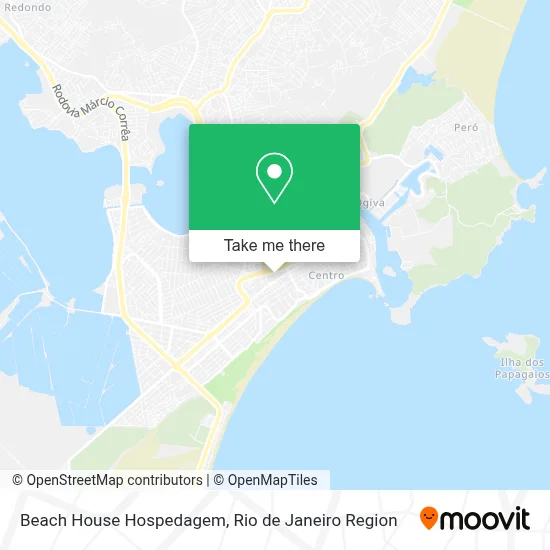 Beach House Hospedagem map