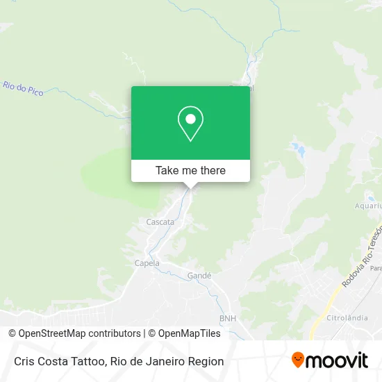 Cris Costa Tattoo map