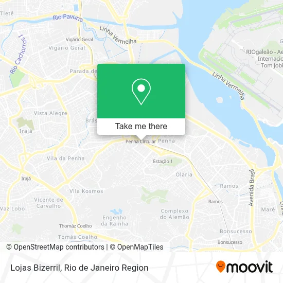 Lojas Bizerril map