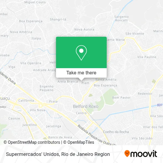 Supermercados' Unidos map