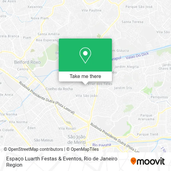 Espaço Luarth Festas & Eventos map
