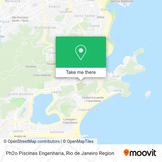 Ph2o Piscinas Engenharia map