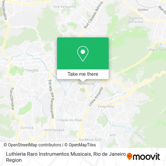 Luthieria Raro Instrumentos Musicais map