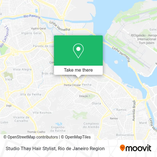 Studio Thay Hair Stylist map