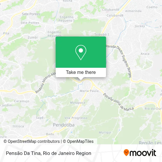 Pensão Da Tina map