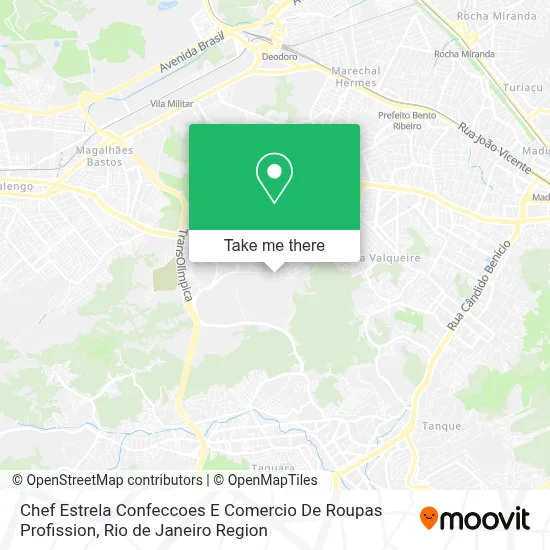 Chef Estrela Confeccoes E Comercio De Roupas Profission map