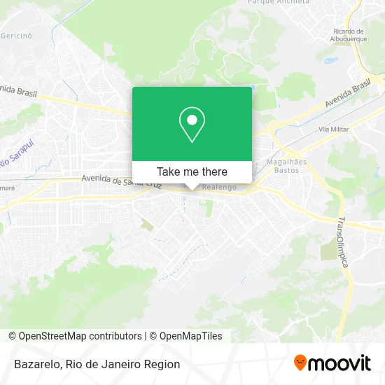 Bazarelo map