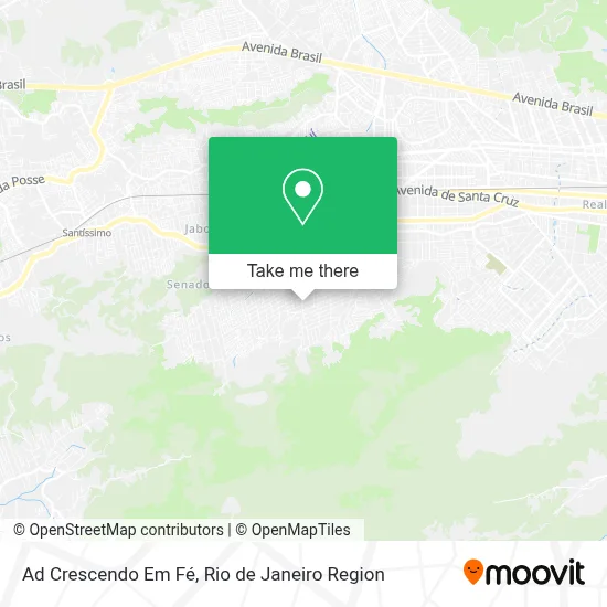 Ad Crescendo Em Fé map