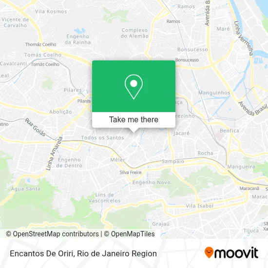 Encantos De Oriri map