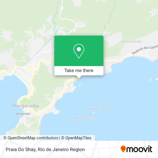 Praia Do Shay map