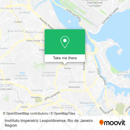 Instituto Imperatriz Leopoldinense map
