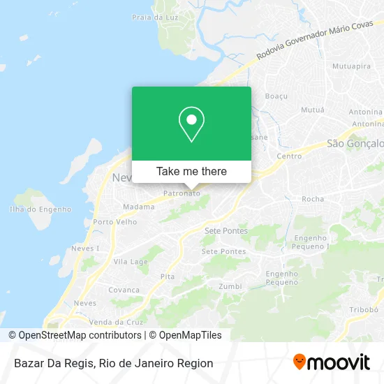 Bazar Da Regis map