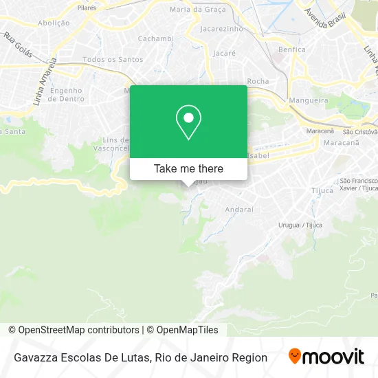 Gavazza Escolas De Lutas map