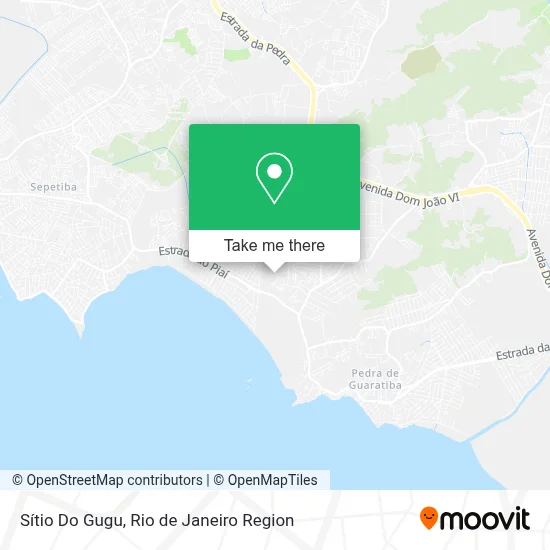 Sítio Do Gugu map