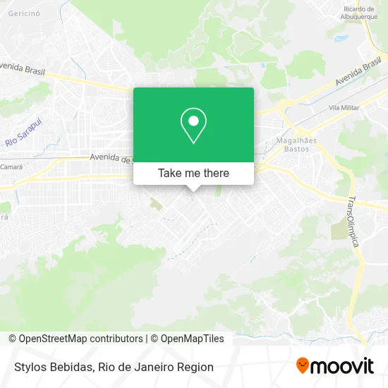 Stylos Bebidas map