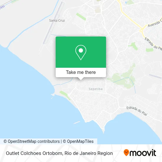 Outlet Colchoes Ortobom map