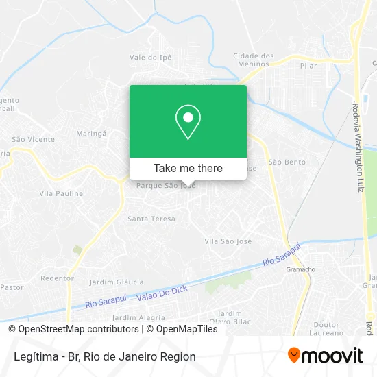 Legítima - Br map