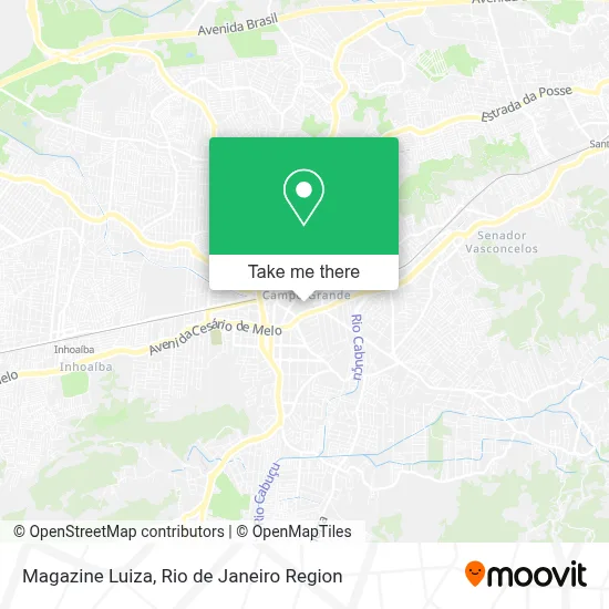Magazine Luiza map